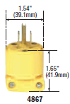 4867AN-SP - Plugs Straight Blade Plugs - Connectors image