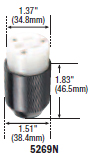 5266NY - Industrial Grade Straight Blade Plugs - Connectors image