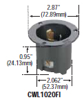 CWL1020FI - Inlets Locking Devices 15 / 20 Amp image