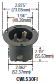 CWL530FI - Inlets Locking Devices 30 / 40 Amp image