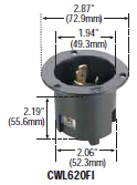 CWL620FI - Inlets Locking Devices (51 - 65) image