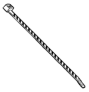 Striped Cable Ties (18 lb.) Image