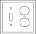 5138A - Combo - 2 gang Wall Plates, Commercial image