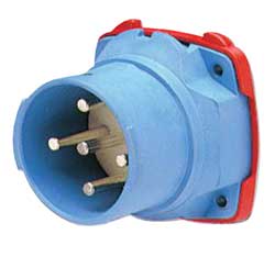 Meltric DSN 60Amp Decontractor Series Switch Rated Inlet (Male) photo