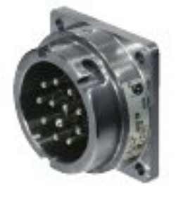 Meltric PN12C 7.5Amp Multipin Series Stainless Steel Inlet (male) photo