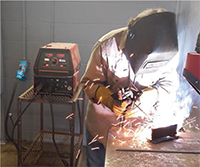 Meltric Decontactor motoer plug for welding