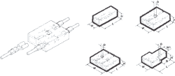 Nichifu Male Splice Adapters   Lineart