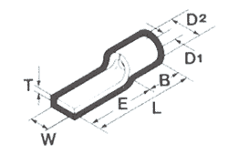 Blades (Brazed) Dimension Drawing