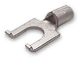Flanged Spade Solderless Terminals (Brazed) - Non-Insulated