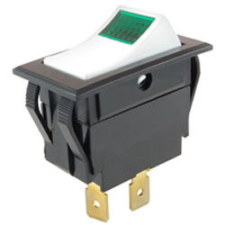54-029 - Nylon Illuminated Rocker, Single Pole switch image
