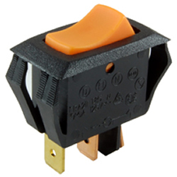 54-064 - Nylon Illuminated Rocker, Single Pole switch image