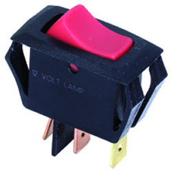 54-083 - Nylon Illuminated Rocker, Single Pole switch image