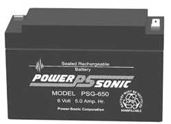 Power-sonic Batteries