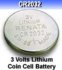 CR2032 - Lithium Coin Cell Battery