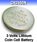 CR2450N - Lithium Coin Cell Battery