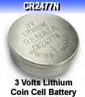 CR2477N - Lithium Coin Cell Battery