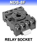 NDS-8F - RELAY SOCKET