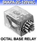 SKKPA-2C-120VAC - OCTAL BASE RELAY